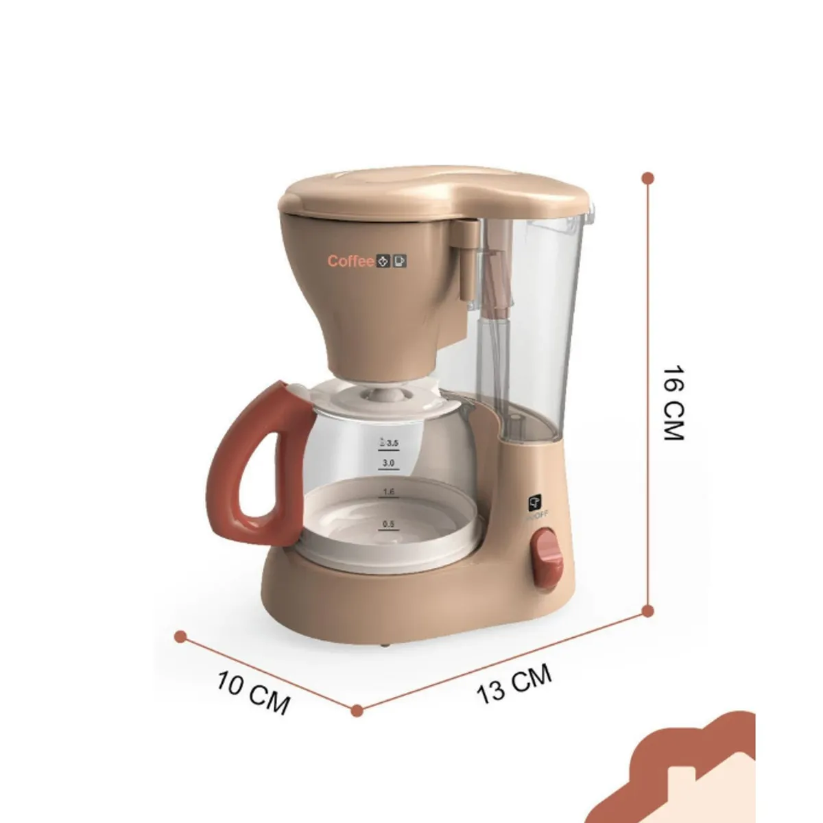 TIOZONEY - Cafetera de juguete para niños