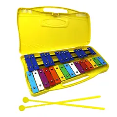 TIOZONEY - Percusión Profesional Con Xilófono Glockenspiel De 25 Notas