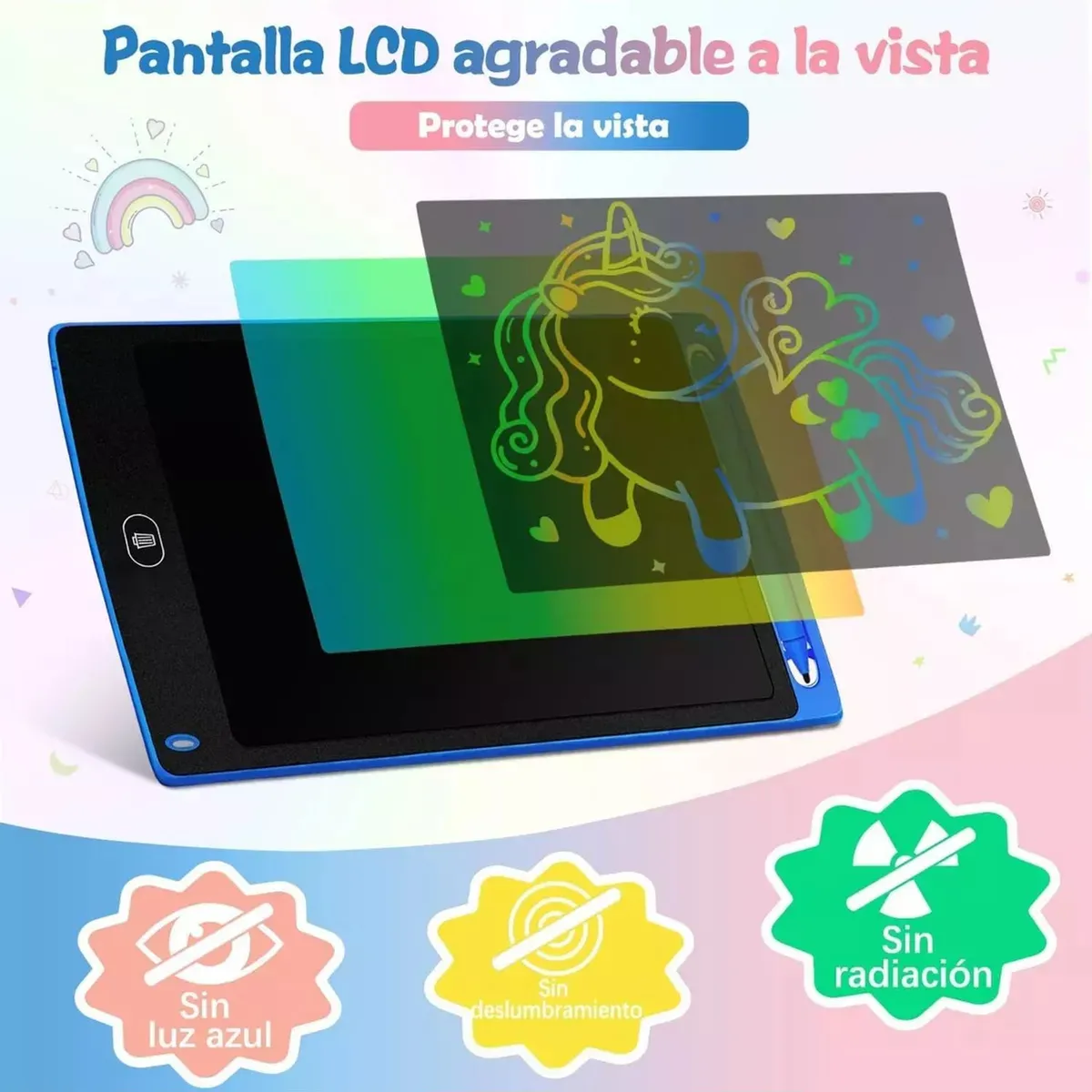 TIOZONEY - Pizarron Magico Tableta Magica Regalos Para Niños 12 Inch