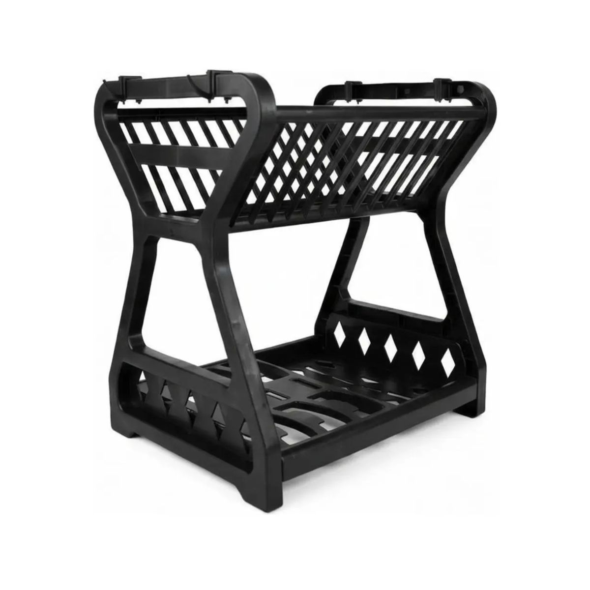 GENERICO - Secador Escurridor De Platos 2 Niveles Plastico Escurridor Labg