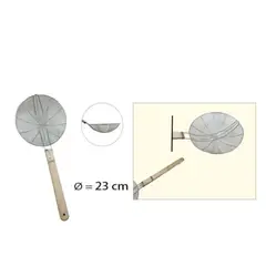 GENERICO - Colador metálico mango de madera 23cm