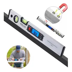 KUANGYE - Inclinometro Nivel Digital 16 pulgadas De Aluminio Alta Precisión,indicador de ángulo inclinador