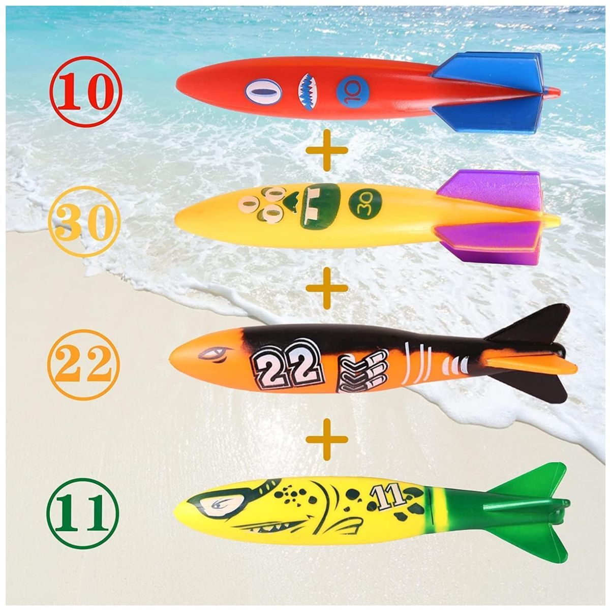 KUANGYE - Set De Juegos De Buceo En Piscina O Playa Para Niños