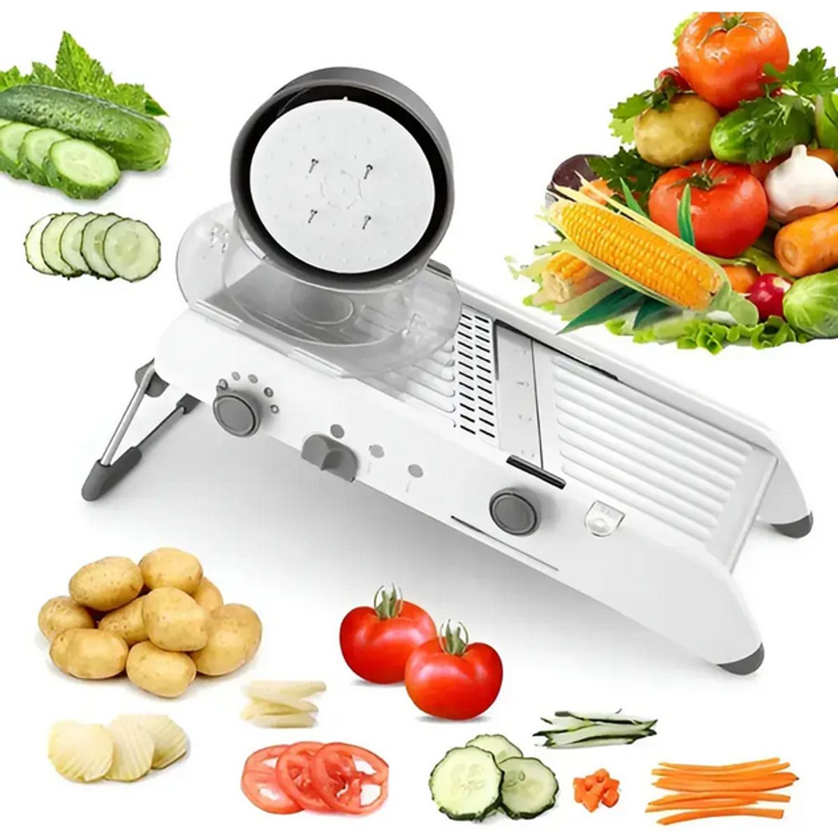 GENERICO - Rebanador Mandolina 18 Cortes Verduras Y Frutas