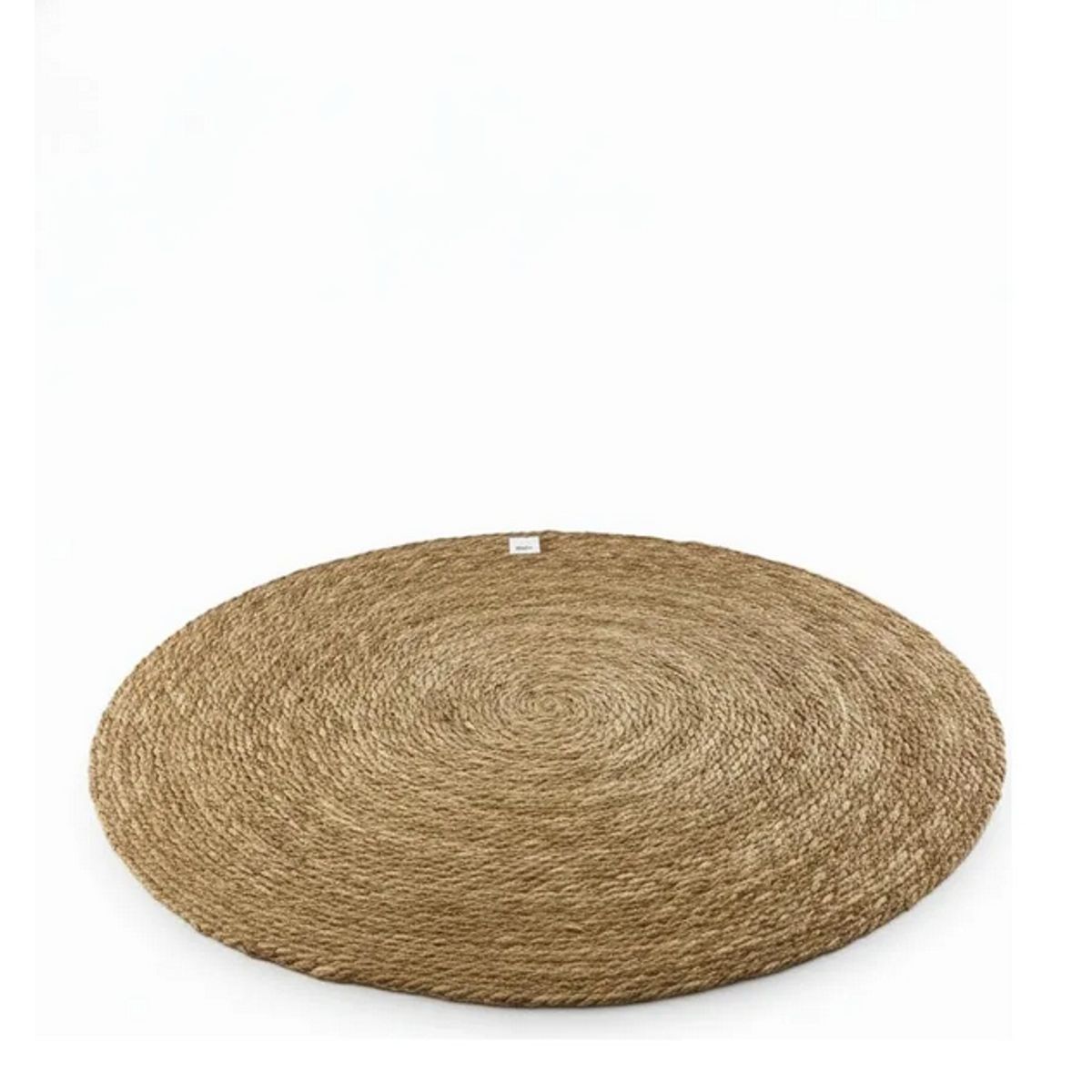 GENERICO - Alfombra Redonda 1M De Yute Natural Premium - Tejido Artesanal