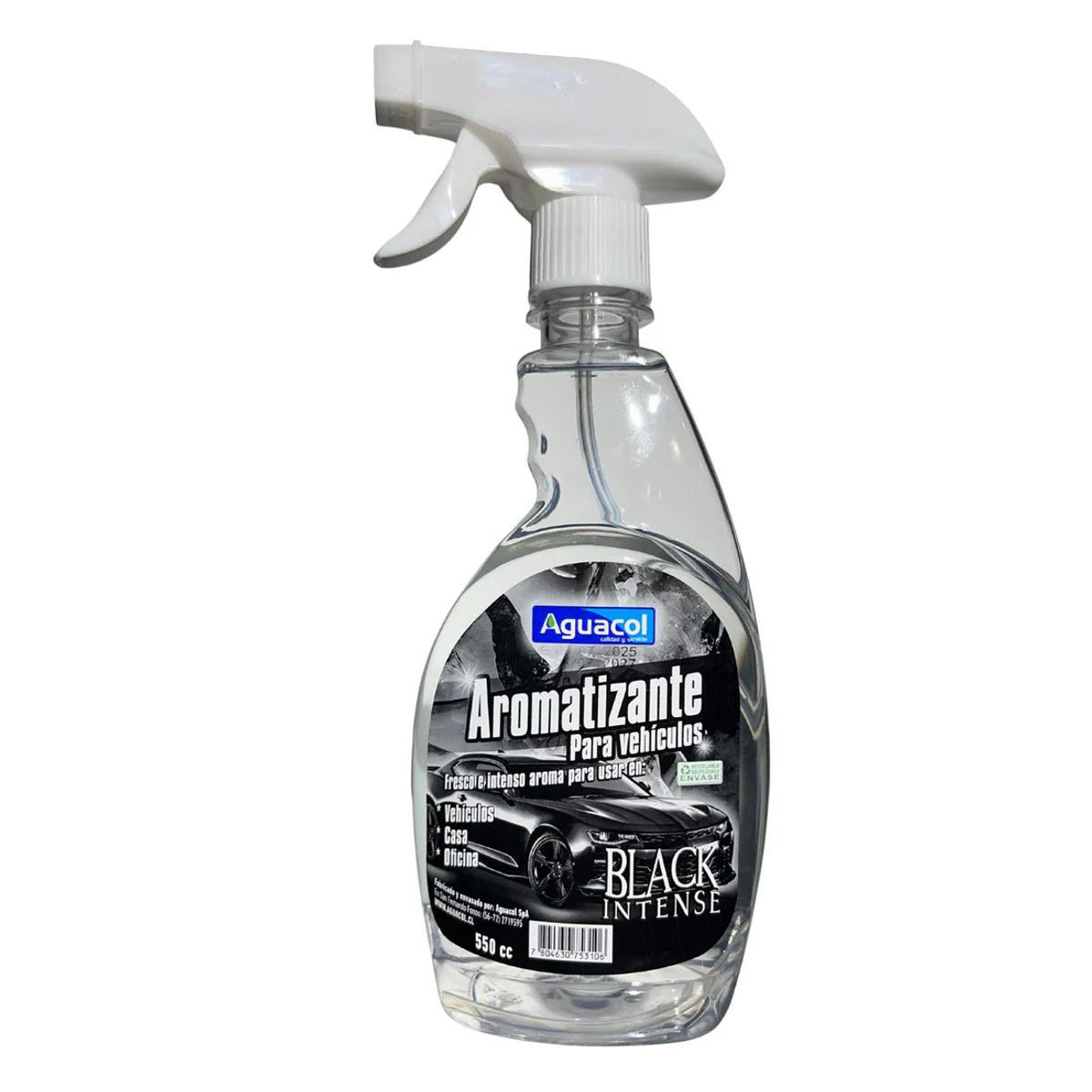 GENERICO - Aromatizante Para Vehículos Black Intense Aguacol 550cc