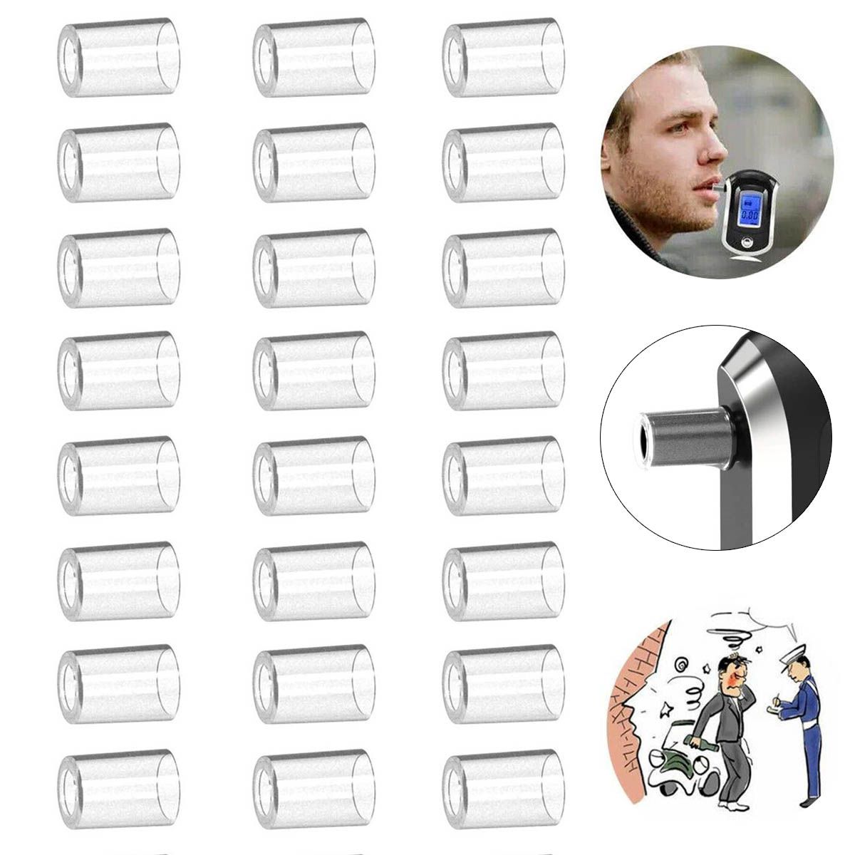 GENERICO - Pack 100 Boquillas Para Alcotest Modelo At6000