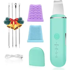 PUREPOWER - Depurador de Piel, Facial Skin Scrubber Ultrasónico para Limpieza Facial y Cuidado Facial