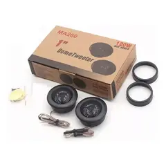 GENERICO - Bocinas Tweeters Carbon Audio 1 Con Crossover Para Carros