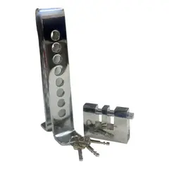GENERICO - Tranca Pedal O Embargue Seguro Antirrobo 1 Unidad
