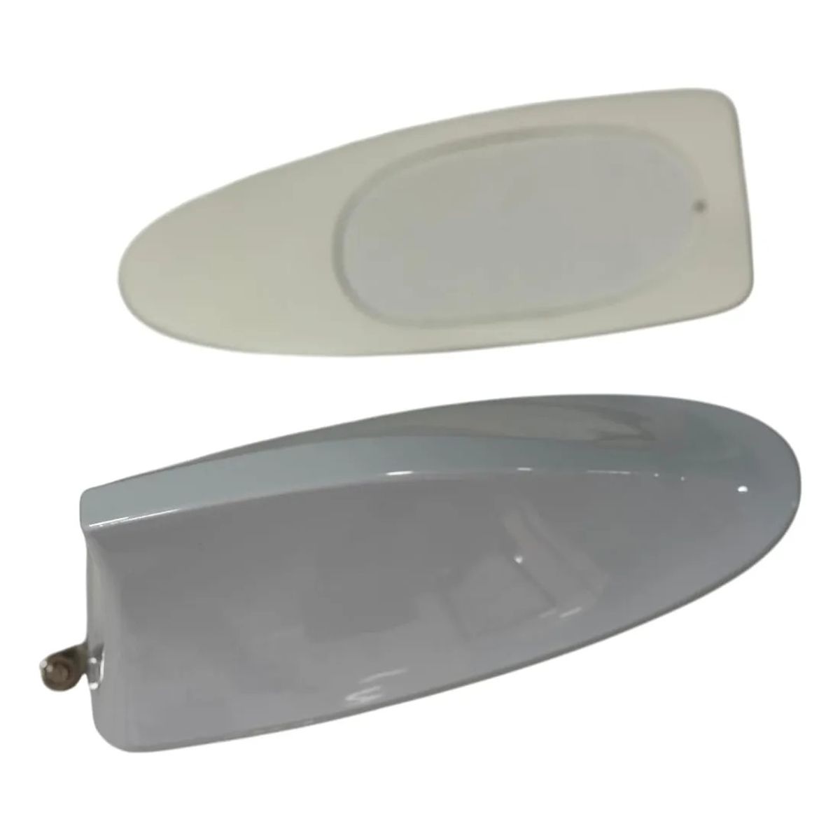 GENERICO - Antenas Decorativas Estilo Aleta De Tiburon Blanco