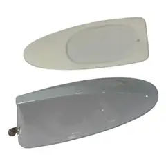 GENERICO - Antenas Decorativas Estilo Aleta De Tiburon Blanco