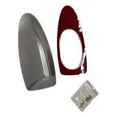 GENERICO - Antenas Decorativas Estilo Aleta De Tiburon Plateado