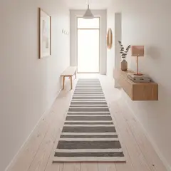DIB - Alfombra Dhurrie Nature 060X240 3240 Grey White