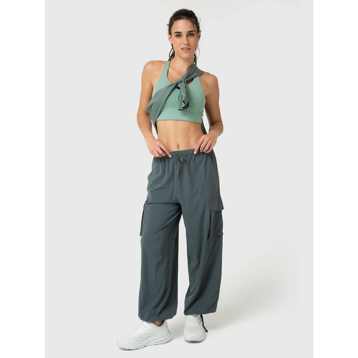 BSOUL - Pantalón Mujer Jane Verde BSOUL