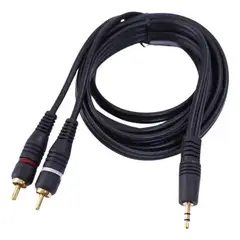 DINON - Cable De Audio Plug 3,5mm A 2 Rca 1,8m