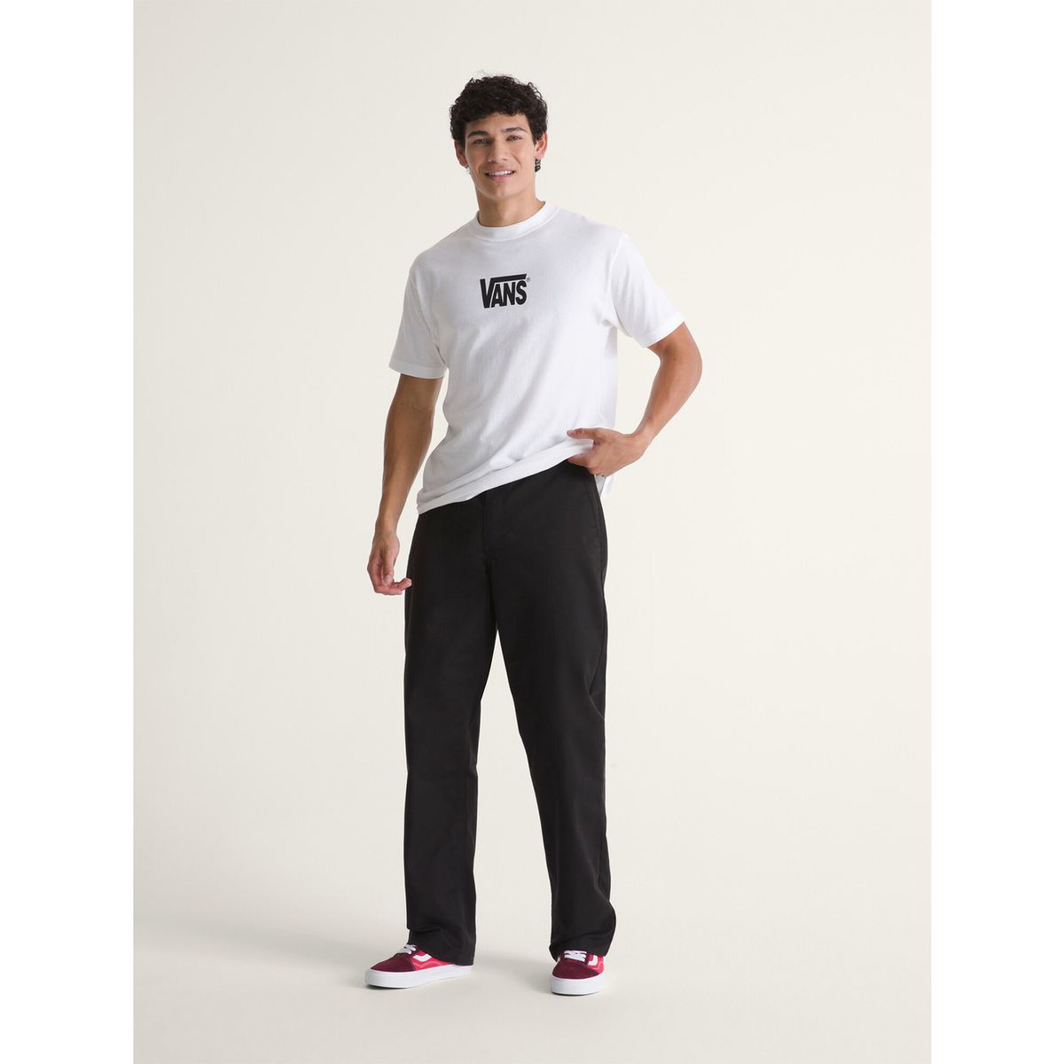 VANS - Pantalon Hombre Authentic Chino Stra Negro VANS