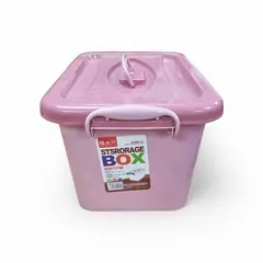 GENERICO - Caja de almacenamiento para el hogar Color Rosado 34.7 x 23.5 x 17.9