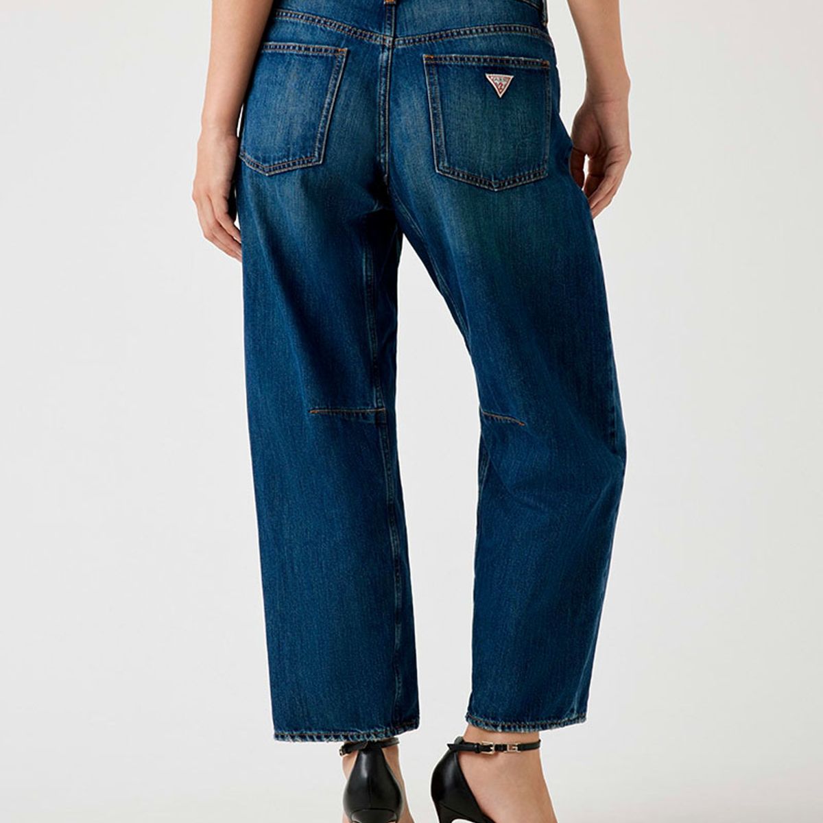 GUESS - Jeans Barrel Fit Denim Mujer Guess