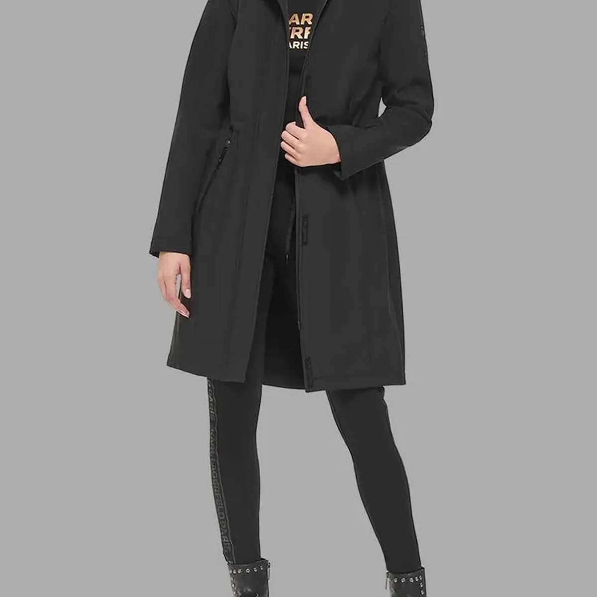 KARL LAGERFELD - Parka con logo