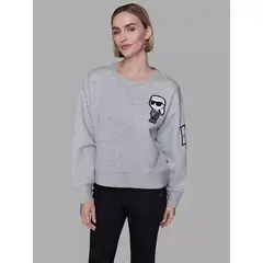 KARL LAGERFELD - Polerón con parches de Karl