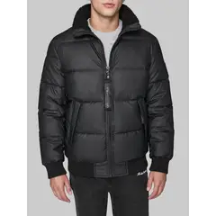 KARL LAGERFELD - Chaqueta bomber acolchada con cuello alzado