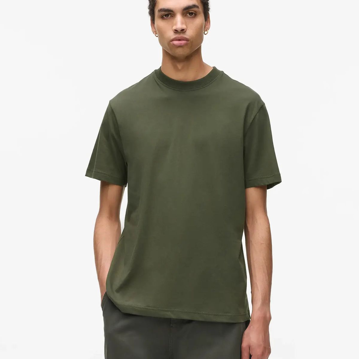 KARL LAGERFELD - Polera de corte regular con parche de goma
