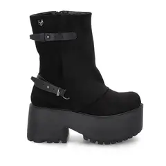 GOTTA - Botin Plataforma Negro Mujer 15179