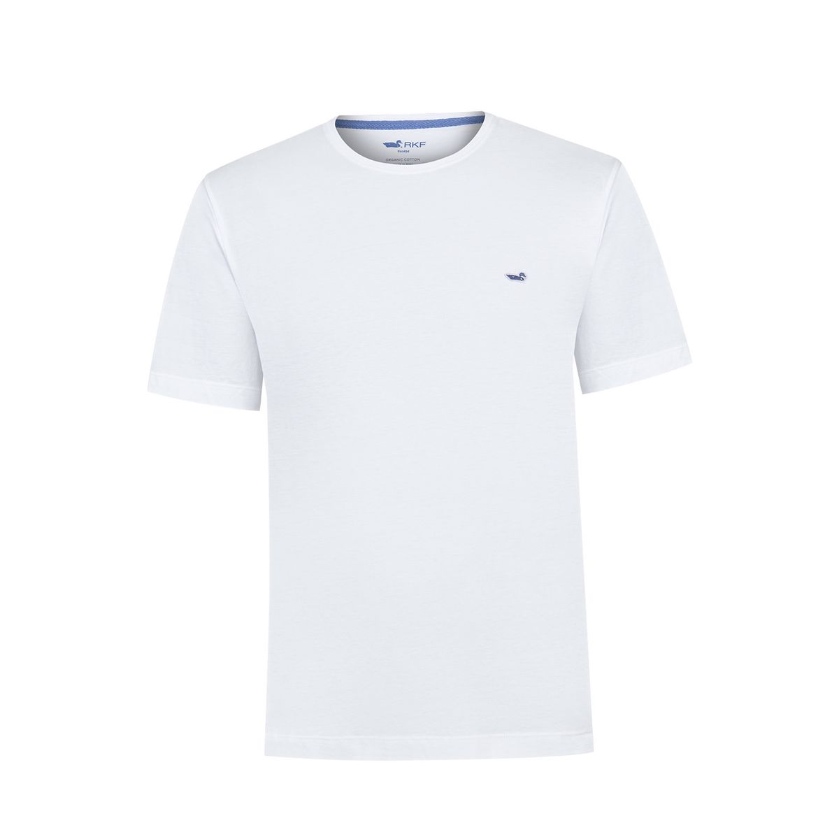 ROCKFORD - Polera Algodón Orgánico Hombre Basic Blanco ROCKFORD