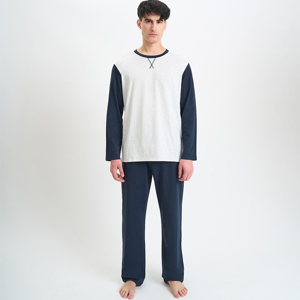 BARBIZON - PIJAMA HOMBRE BARBIZON TOMAS AZUL