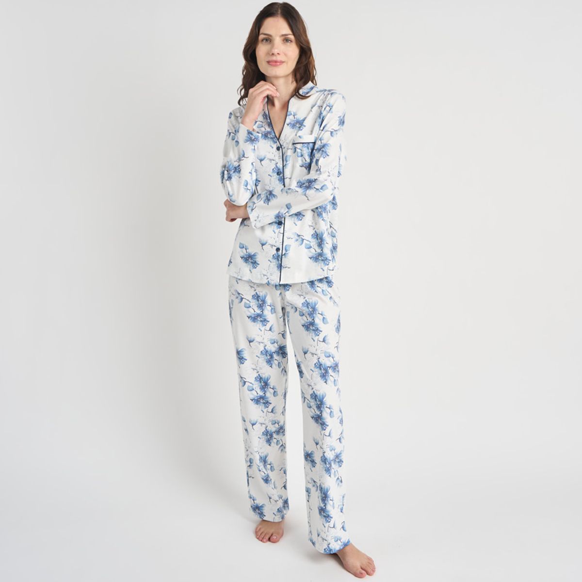 BARBIZON - PIJAMA MUJER BARBIZON SPA IVORY ESTAMPADO