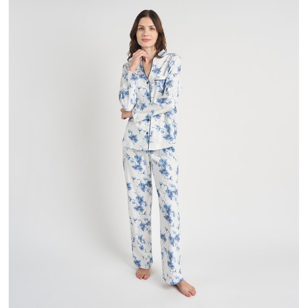 BARBIZON - PIJAMA MUJER BARBIZON SPA IVORY ESTAMPADO