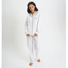 BARBIZON - PIJAMA MUJER MARGARET SPORT BLANCO