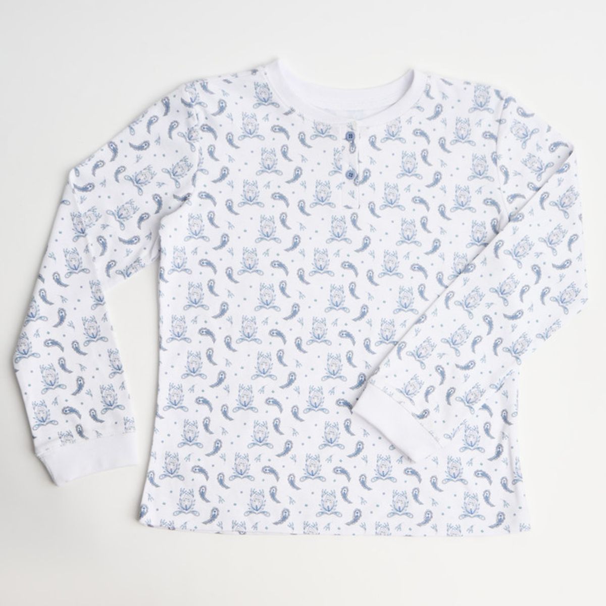 BARBIZON - PIJAMA MUJER BARBIZON PUÑO AZUL
