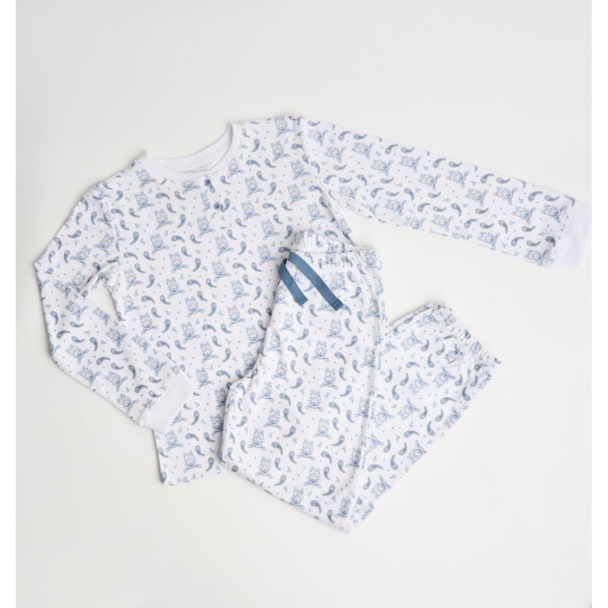 BARBIZON - PIJAMA MUJER BARBIZON PUÑO AZUL
