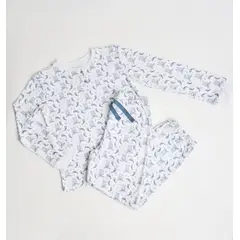 BARBIZON - PIJAMA MUJER PUÑO AZUL