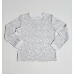 BARBIZON - PIJAMA NIÑA PUÑO GRIS CLARO