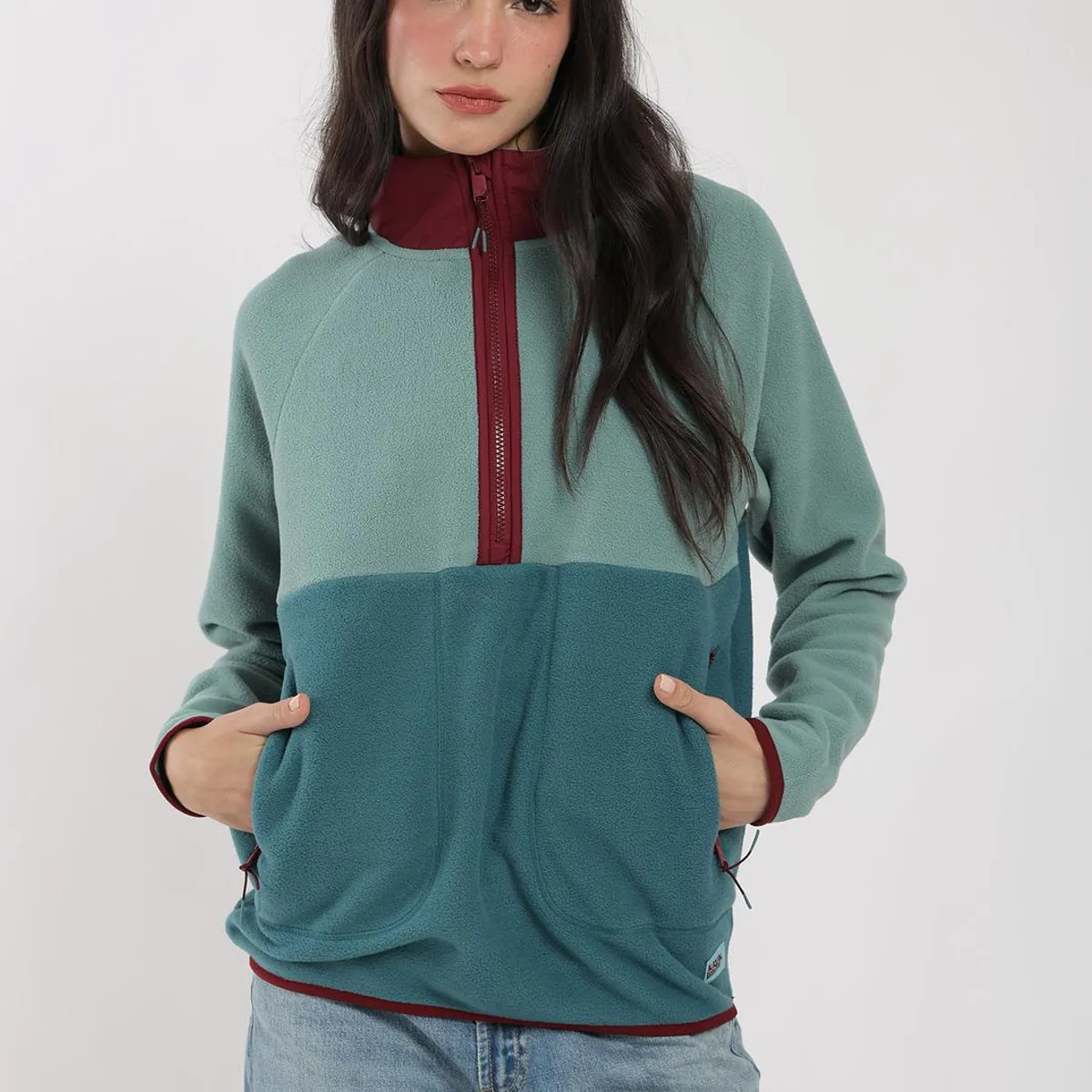 KAYA UNITE - Polar Medio Cierre Raglan Mujer