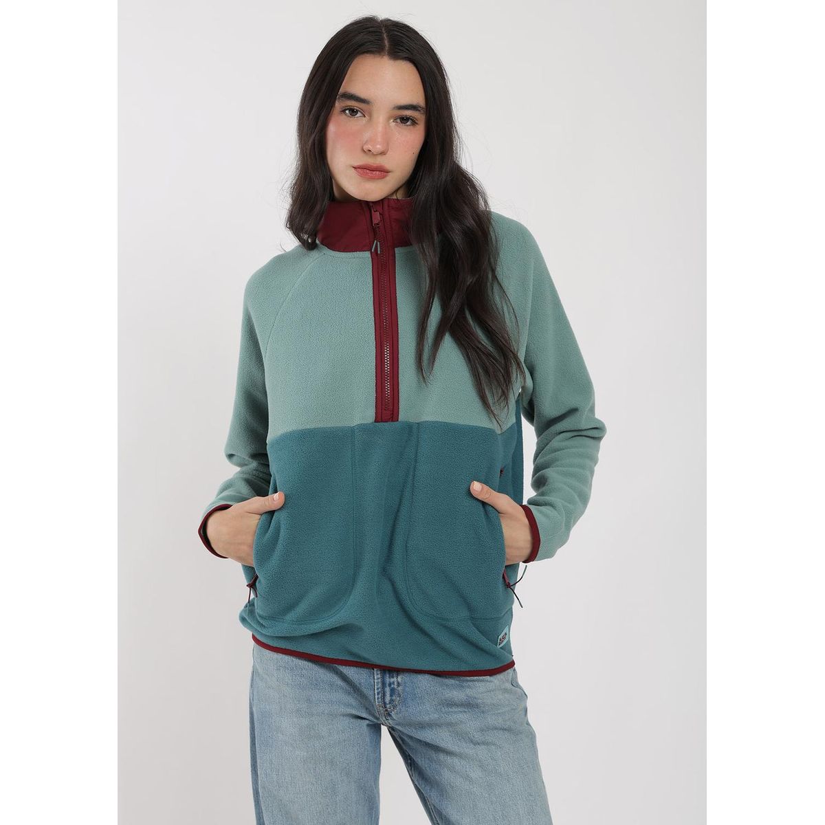 KAYA UNITE - Polar Medio Cierre Raglan Mujer