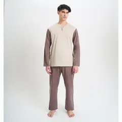 BARBIZON - PIJAMA HOMBRE TOMAS CAFÉ