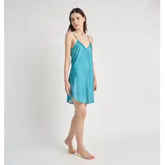 BARBIZON - MINI MUJER CAMI VERDE ESTAMPADO