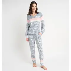 BARBIZON - PIJAMA MUJER NINA ANIMAL PRINT