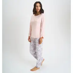 BARBIZON - PIJAMA MUJER LAURA TAUPE