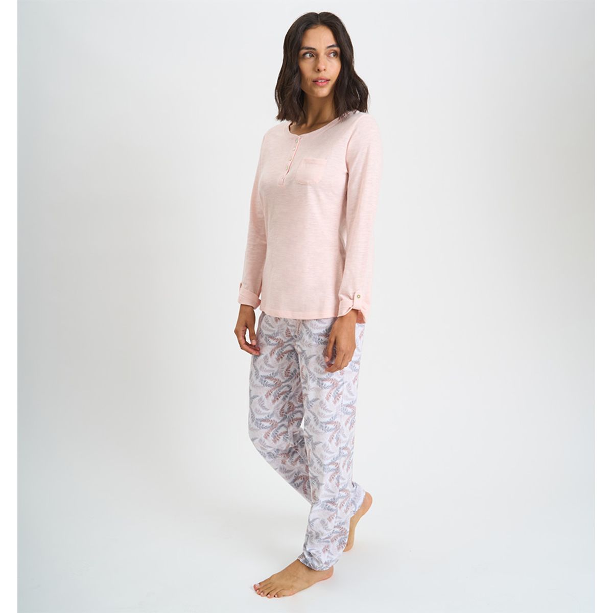 BARBIZON - PIJAMA MUJER BARBIZON LAURA TAUPE