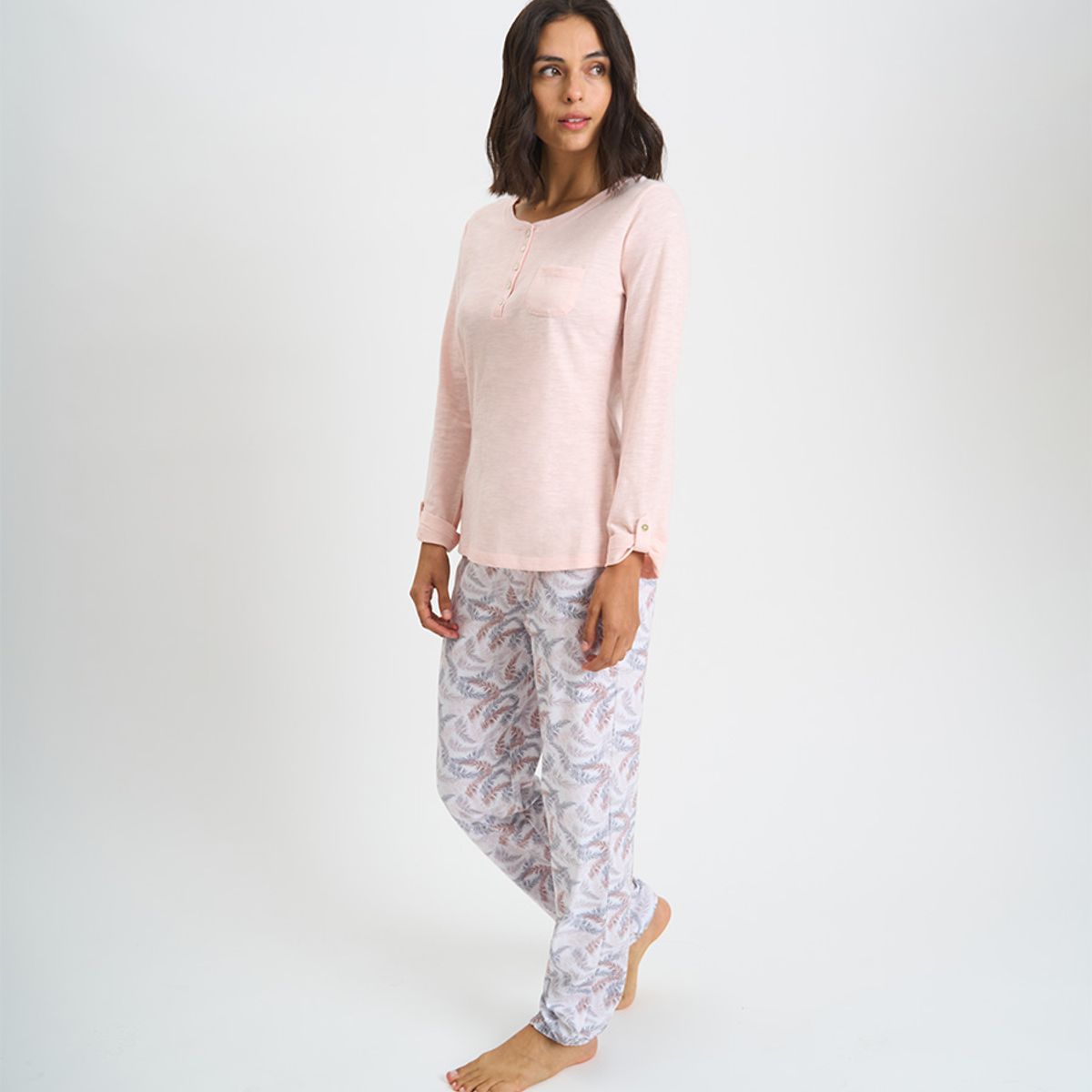 BARBIZON - PIJAMA MUJER BARBIZON LAURA TAUPE