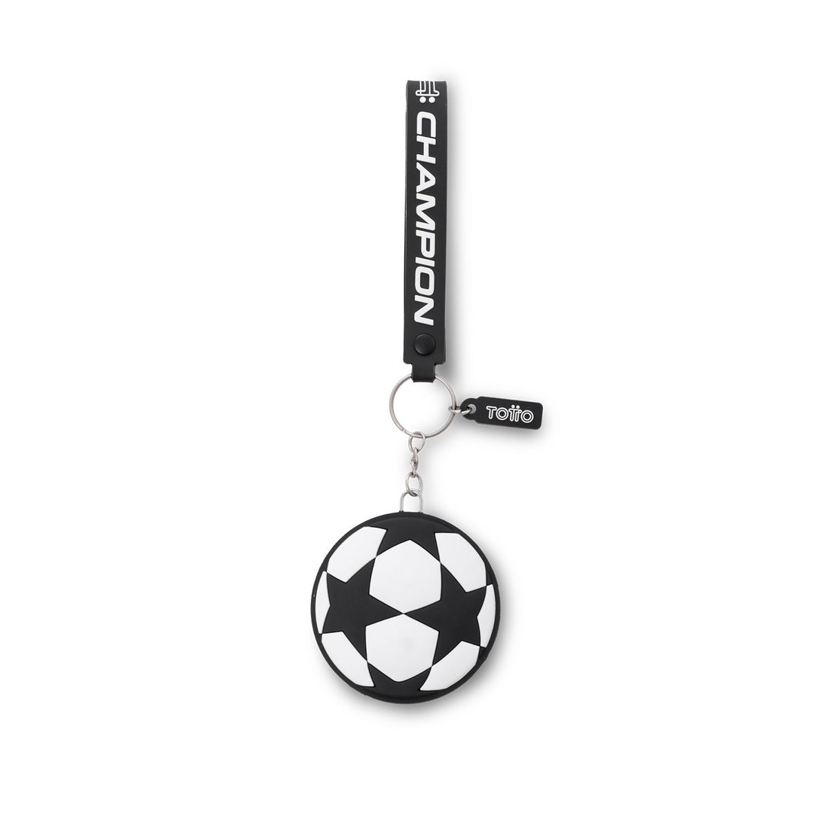 TOTTO - Llavero de Moda Ball color BlancoNegro