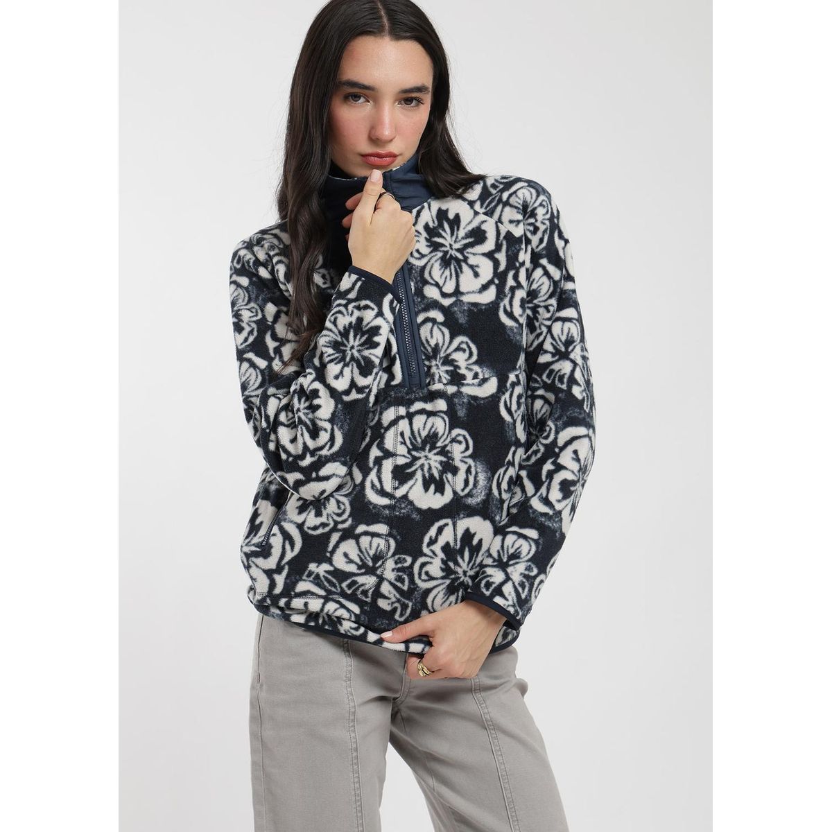 KAYA UNITE - Polar Medio Cierre Raglan Mujer