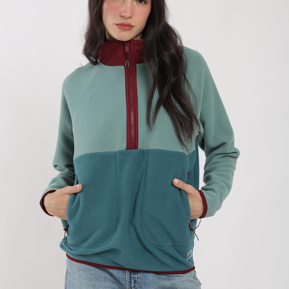 KAYA UNITE - Polar Medio Cierre Raglan Mujer