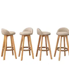 GENERICO - Silla de Bar x 4 Unidades modelo Marsella alto 73 cm