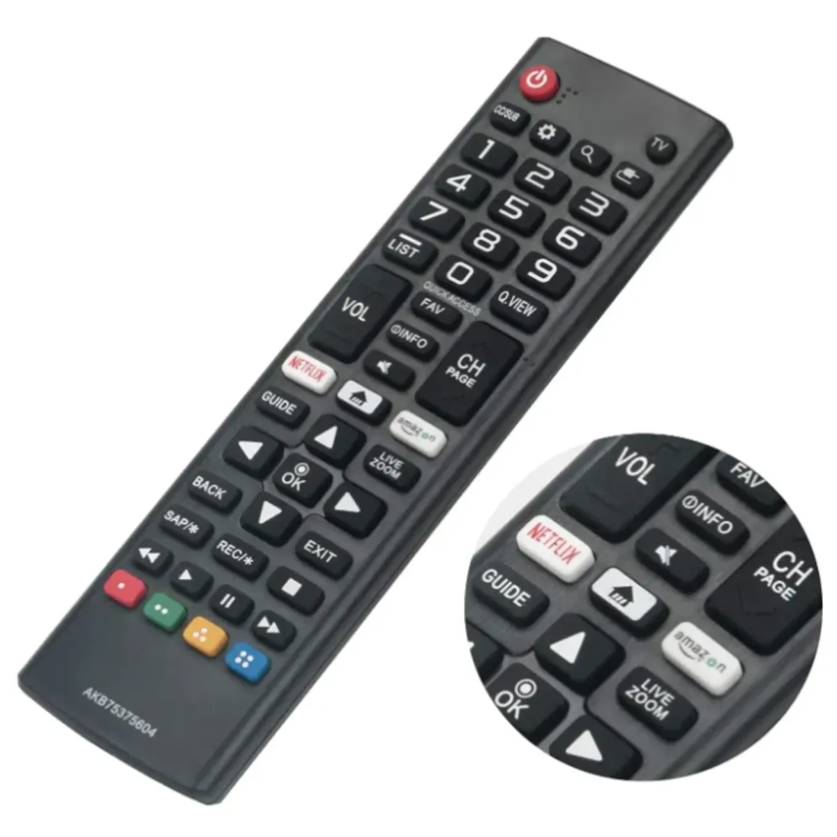 GENERICO - Control Remoto Compatible Con LG Smart Tv